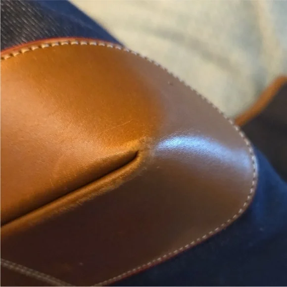 Coach Denim Weekender Tote Bag Cherry Coke lining Vintage Y2K C04K-5436 RARE - Picture 9 of 16